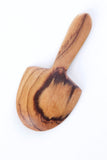 Olive Wood Scoop with Etched Bone Handle