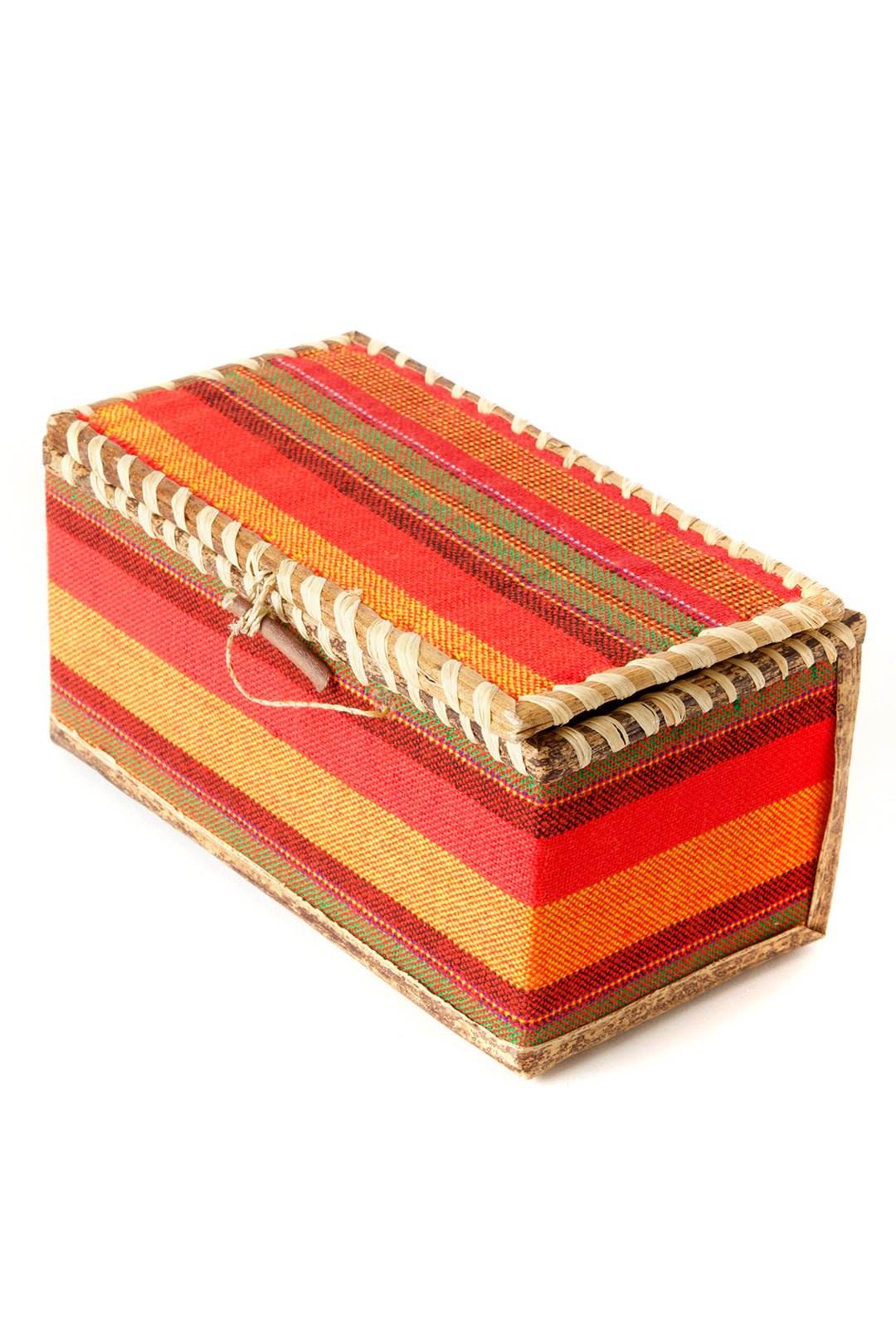 Beaded Nativity Set in Fabric and Banana Fiber Box Default Title
