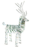 Silver Recycled Aluminum Can Reindeer Sculpture