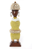 Yellow Beaded Namji Doll Sculpture