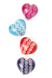 Set/4 Heartbeat Soapstone Keepsake Hearts