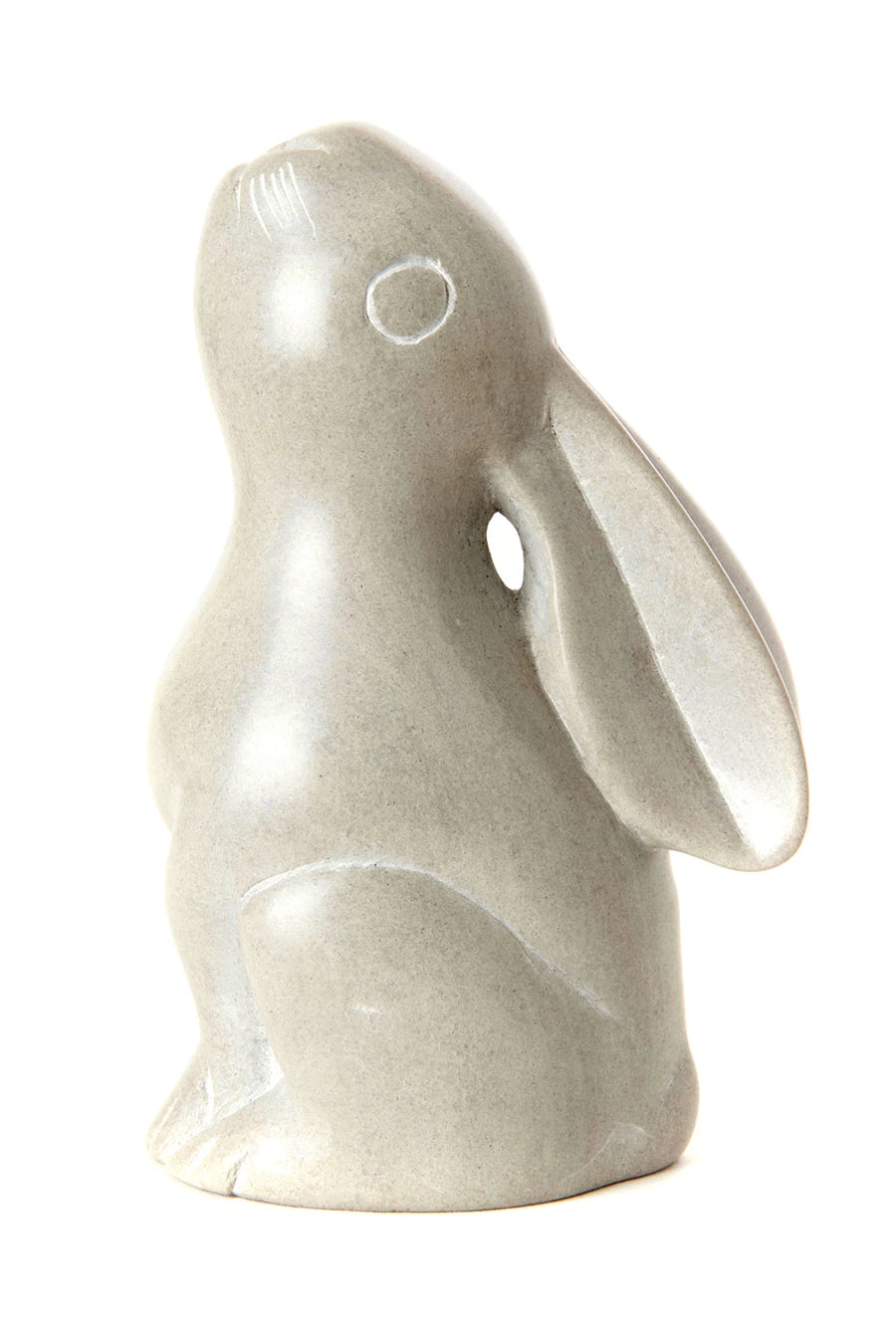 Gray Natural Soapstone Sweet Rabbit