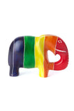 Rainbow Soapstone Elephant