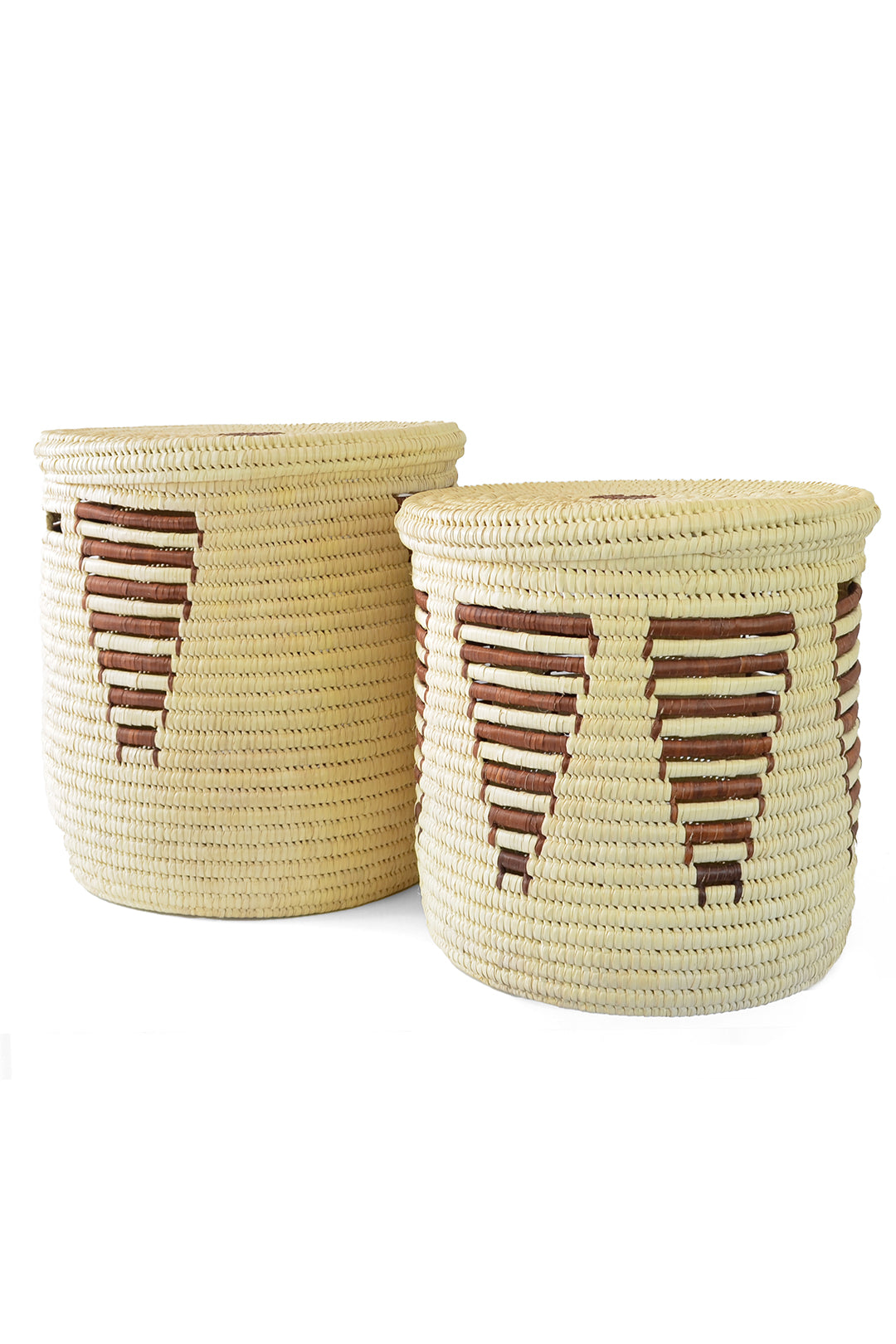 Set of Two Chestnut Arrow Turkana Palm Hampers Default Title