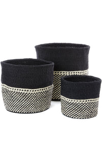 Set of Three Mwende Sisal Storage Bins Default Title