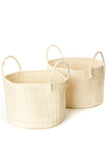 Natural Cream Sisal Floor Baskets Medium Natural Cream Sisal Floor Basket