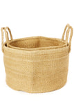 Sand Sisal Floor Baskets Medium Sand Sisal Floor Basket