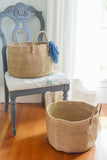 Sand Sisal Floor Baskets Medium Sand Sisal Floor Basket