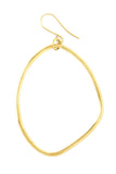 Kenyan Brass Iconoclast Earrings Default Title