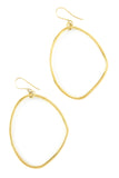 Kenyan Brass Iconoclast Earrings Default Title