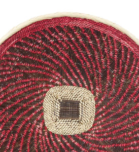 Large Amaranth Spiral Batonga Wall Basket