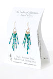 Diani Sea Glass Zulugrass Fringe Earrings Default Title