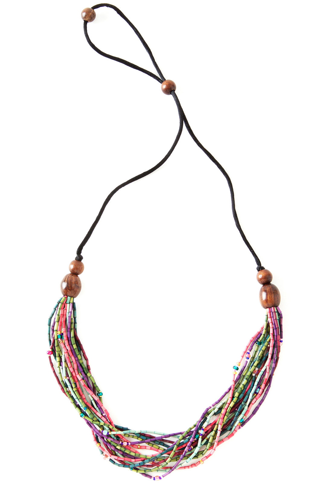 Potpourri Multi-Strand Zulugrass Necklace Default Title