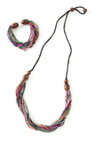 Potpourri Multi-Strand Zulugrass Necklace Default Title
