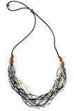 Sky Multi-Strand Zulugrass Necklace Default Title