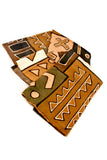 Handmade African Mud Cloth Throw Blanket Default Title