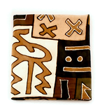 Handmade African Mud Cloth Throw Blanket - Home Decor Handmade in Africa - Swahili Modern - 4