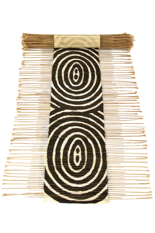 Black & White Circles Twig & Mudcloth Runner Default Title