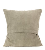 Gray Ségou Squares Mud Cloth Throw Pillow