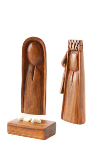 Three-Piece Sandalwood Nativity