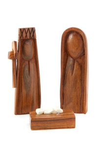 Three-Piece Sandalwood Nativity