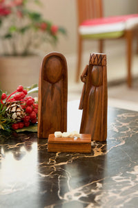 Three-Piece Sandalwood Nativity