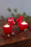 Soapstone Reindeer Tea Light