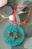 Beaded Wire Flower Ornament [Choose from 4 Colors]