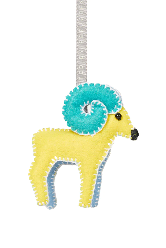 Bold Ram Ornament, Made by Refugees - UN Refugee Agency