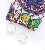 Sterling Silver Twirl Earrings from Senegal