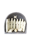 Gray & White Soapstone Nativity Small Nativity Cove