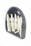 Gray & White Soapstone Nativity Large Nativity Cove