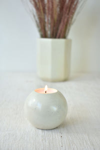 Set of 2 Natural Soapstone Tea Light Candle Holders Default Title
