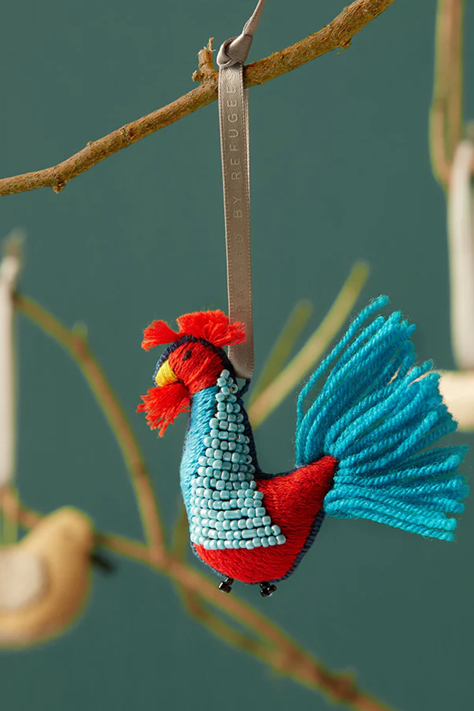 Dawn Rooster Ornament, Made by Refugees - UN Refugee Agency