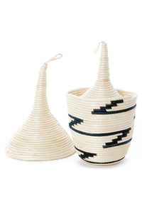 Set of 5 Rwandan Nesting Baskets