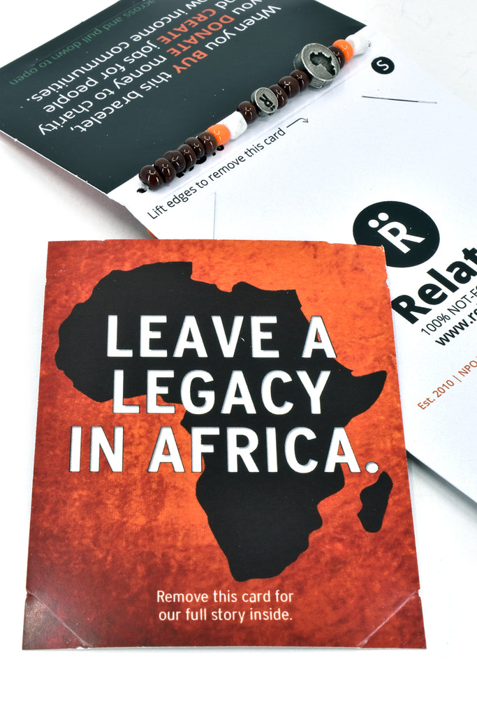 Leave a Legacy in Africa South African Relate Cause Bracelet