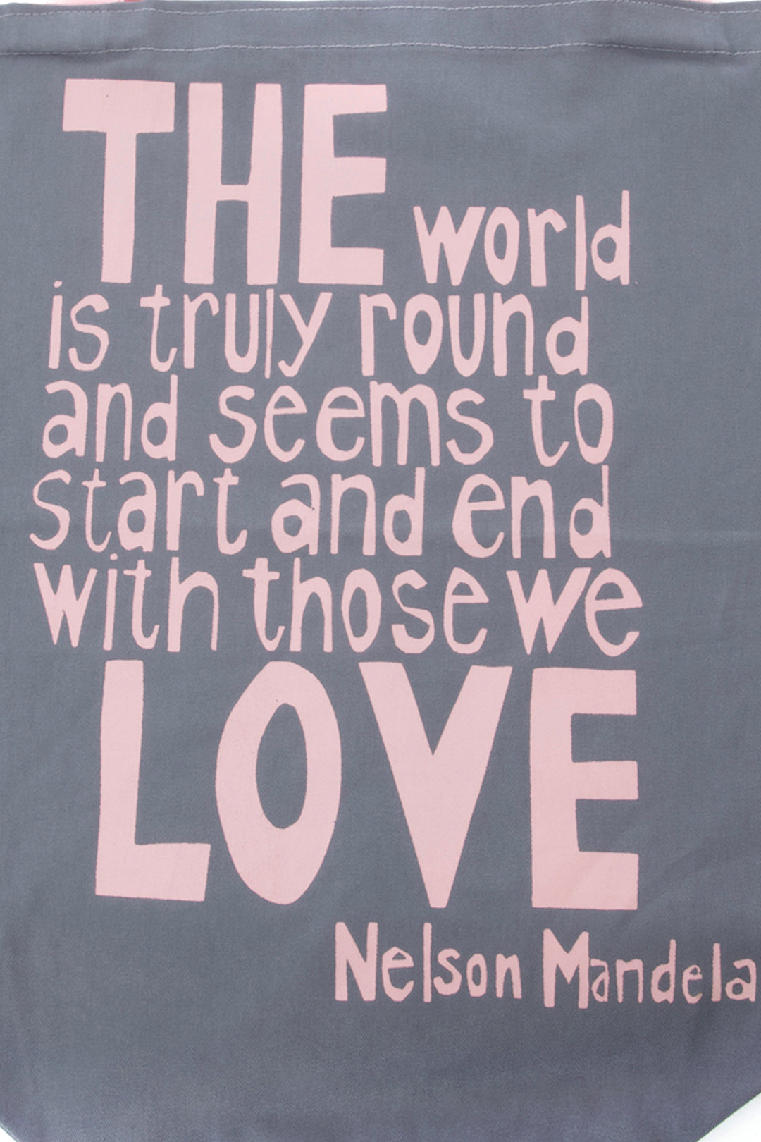 Dove "With Those We Love" Nelson Mandela Tote Default Title