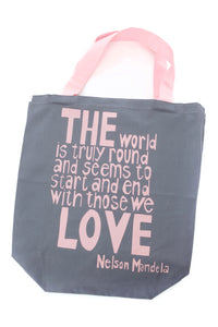 Dove "With Those We Love" Nelson Mandela Tote Default Title
