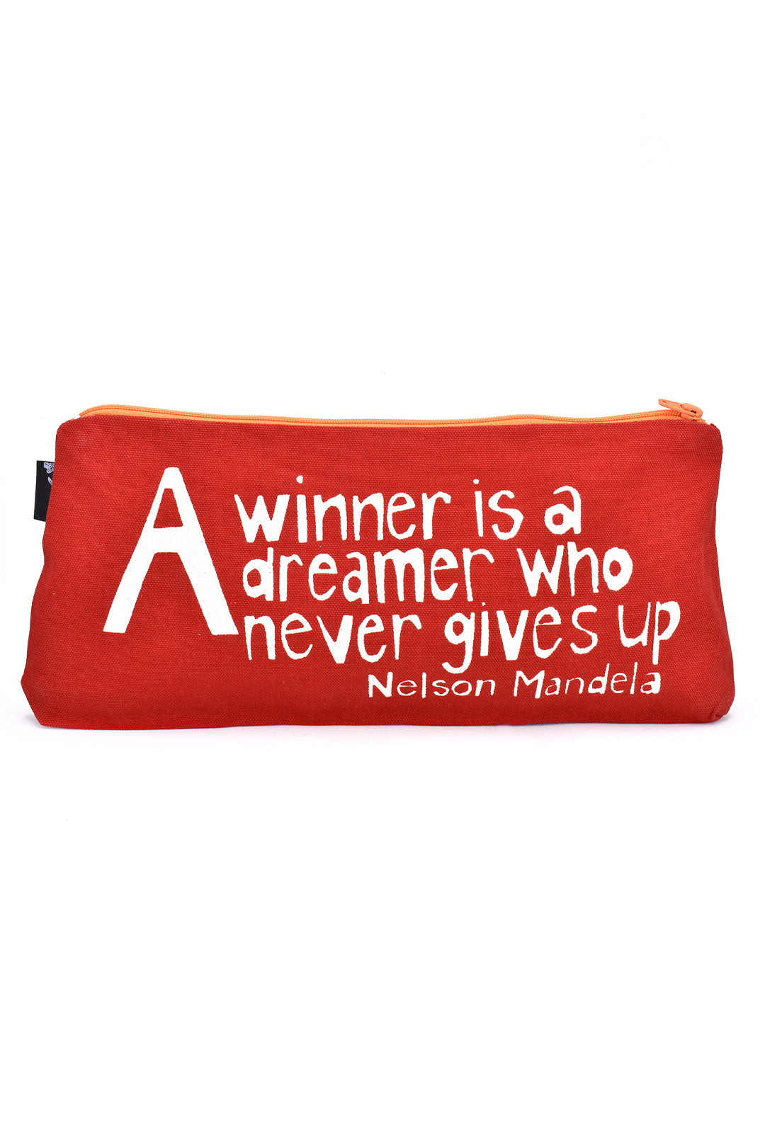 AMELIA HIDING Poppy "A Winner is a Dreamer" Nelson Mandela Pouch Poppy "A Winner is a Dreamer" Nelson Mandela Pouch