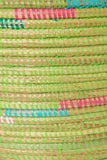 Flat Lidded Spring Basket with Multi Color Swirl Default Title