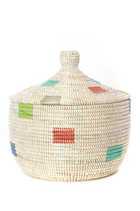 Kaleidoscope Warming Basket from Senegal