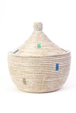 Blue Dot African Warming Basket