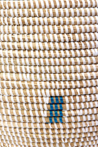 Blue Dot African Warming Basket