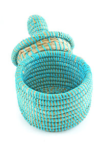 Miniature Turquoise Basket Default Title