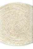 Large White Grain Table Basket from Senegal