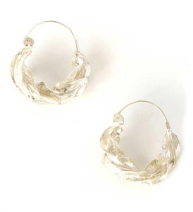 Sterling Silver Twirl Earrings from Senegal