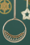 Silver Moon Ornament, Made by Refugees - UN Refugee Agency