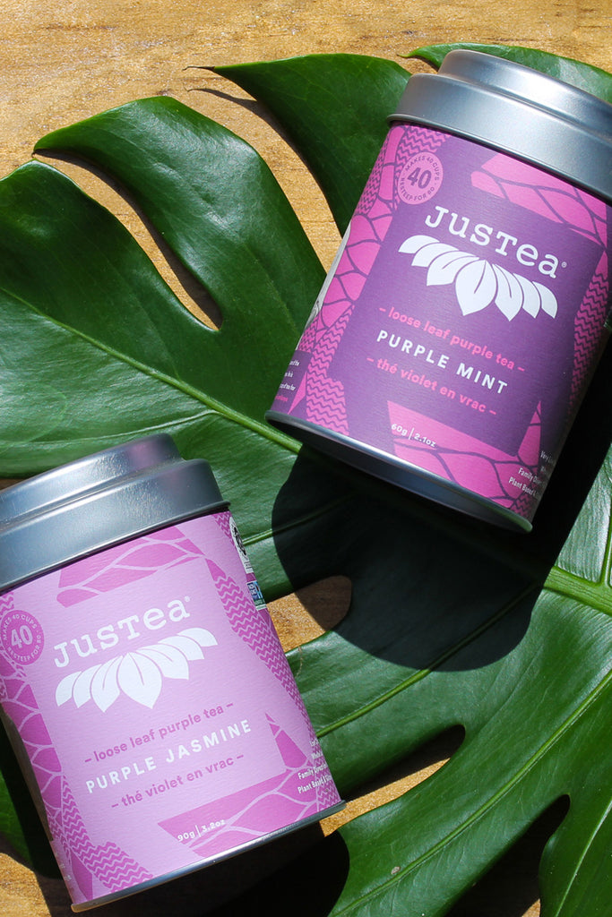 JusTea® Purple Mint Loose Leaf Tea Purple Mint Loose Leaf Tea