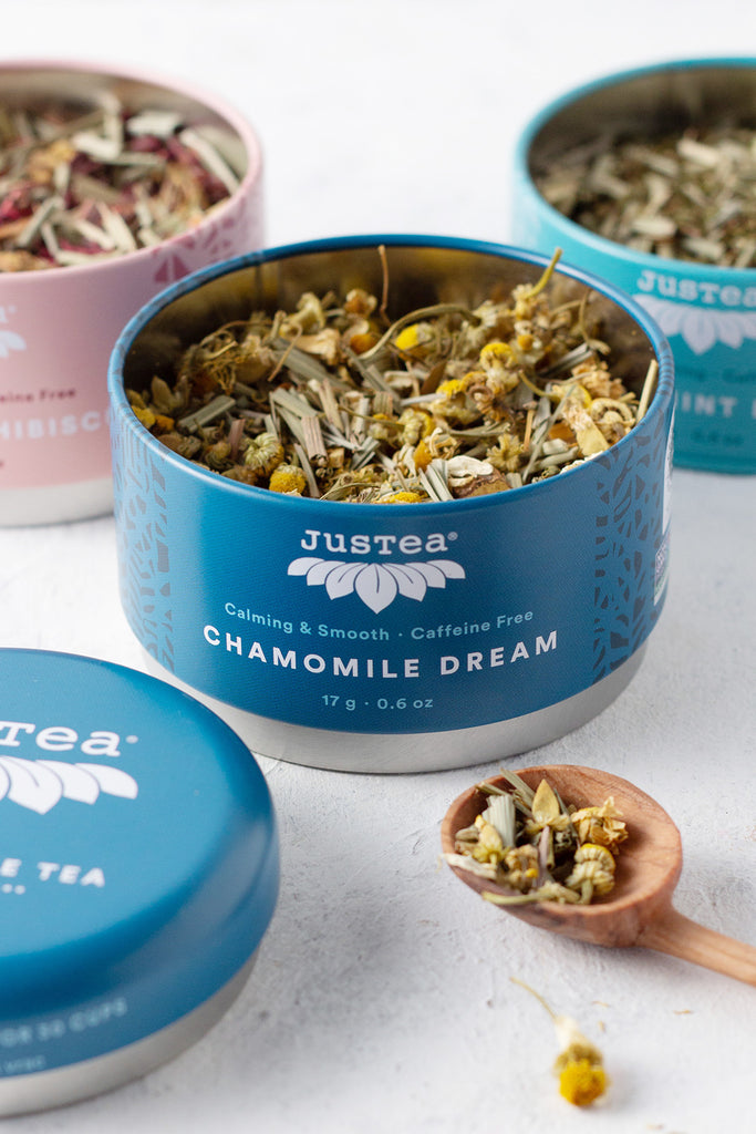 JusTea® Loose Leaf Herbal Tea Trio Gift Tin Default Title