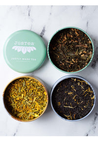 JusTea® Loose Leaf Assorted Tea Trio Gift Tin Default Title